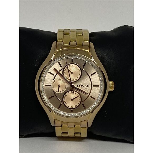 Fossil Daydreamer BQ1581 Women Rose Gold Stainless Steel Analog Dial Watch EY10 - Picture 3 of 12